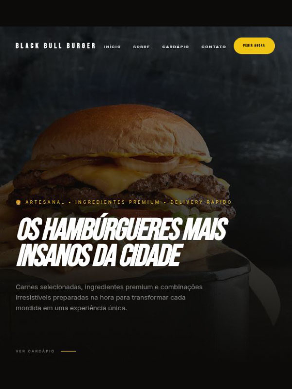 Preview do cardápio